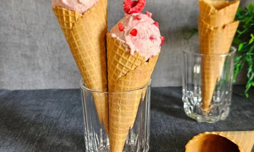 Raspberry Protein Ice Cream