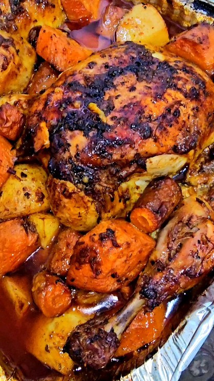 Easy Juicy Roasted Chicken