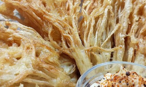 Fried Enoki Mushroom