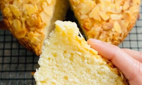 Tea Cake With Toasted Almonds