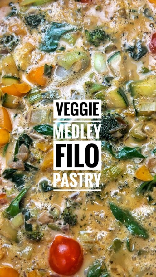Vegetable filo pastry