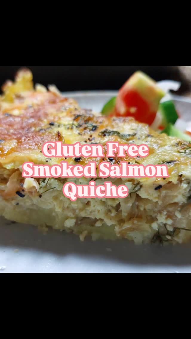 Gluten-free Salmon Quiche
