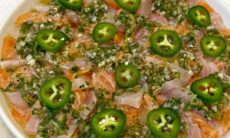 Salmon & Kingfish Crudo