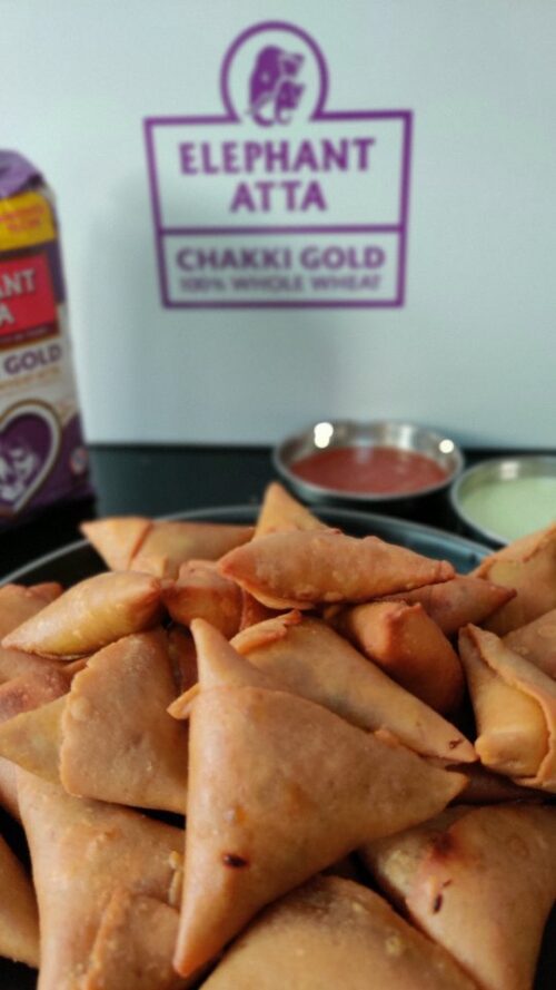 Vegetable samosas