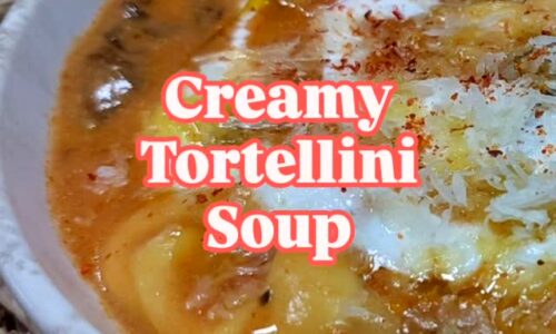 Creamy Tomato Tortellini Soup