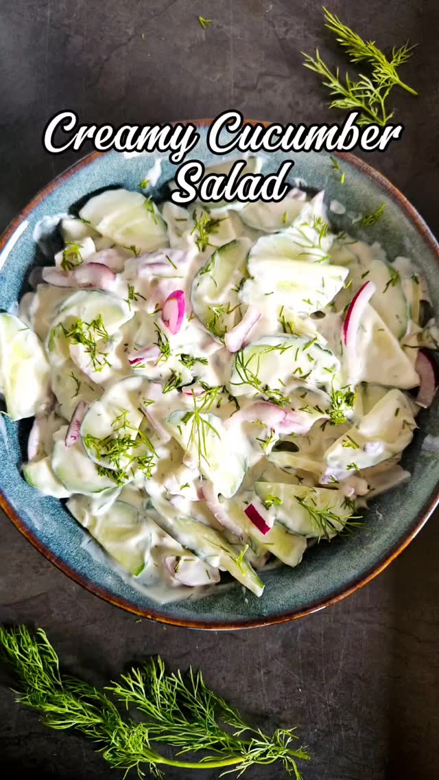 Creamy Cucumber Salad