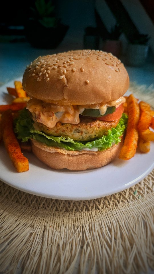 Chicken Pattie Burger