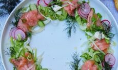 Smoked Salmon Avocado Wreath