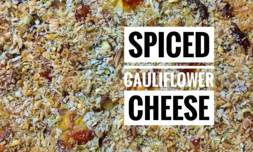 Spiced Cauliflower Cheese