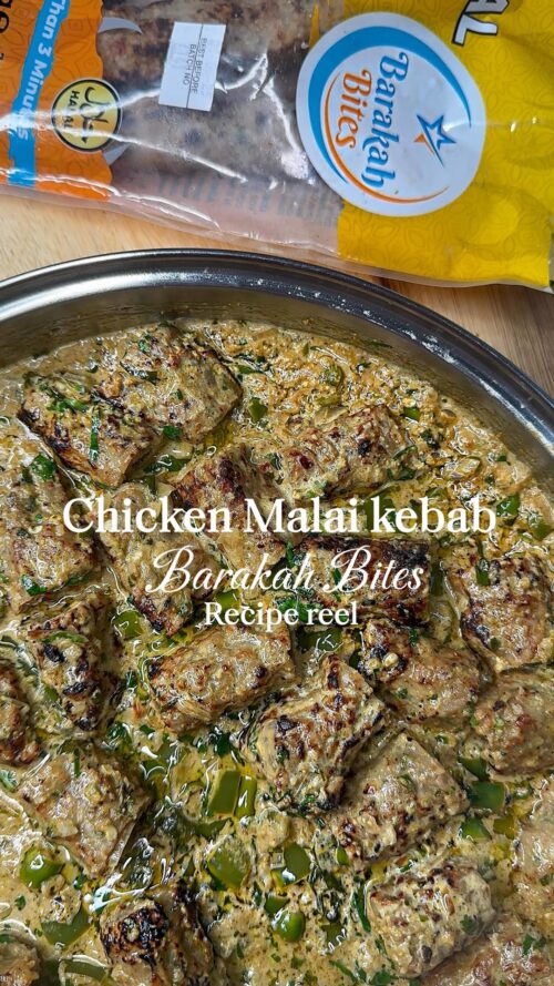 Chicken malai kebab creamy