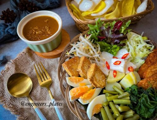 Gado gado peanut salad