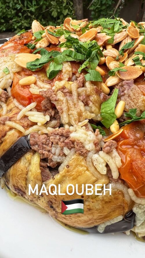Maqloubeh rice dish