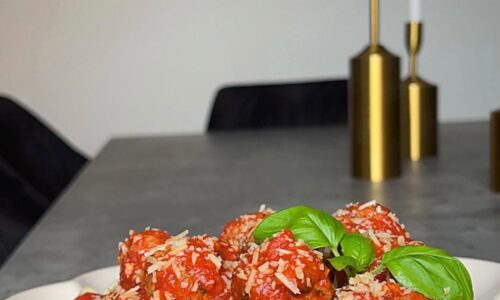Tuscan Meatball Spaghetti
