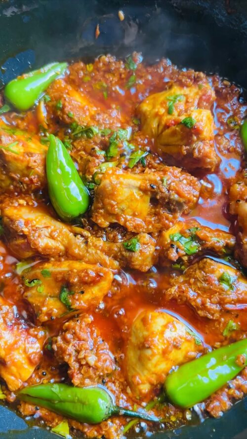Achari chicken masala