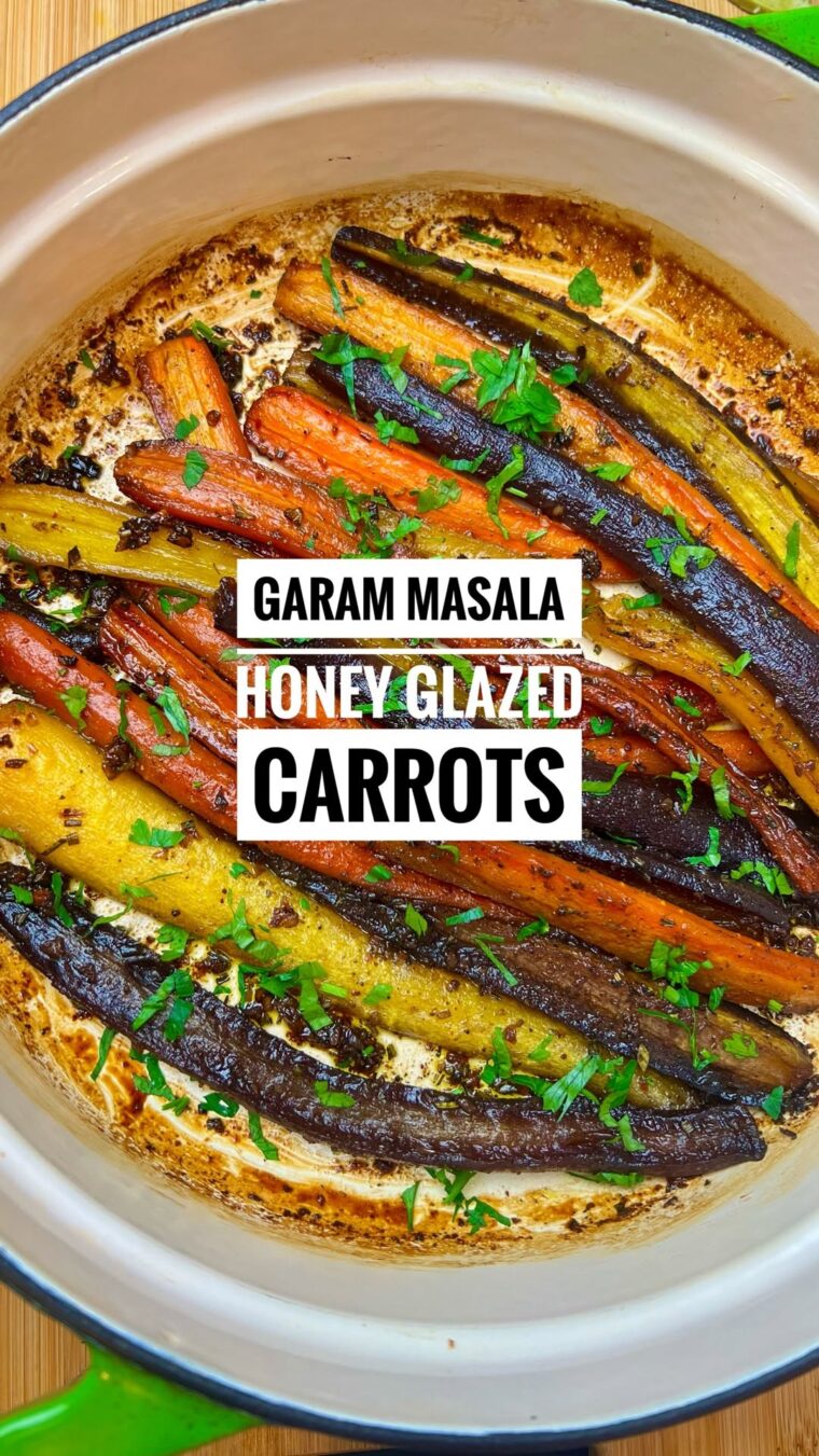Garam Masala Honey Glazed Carrots