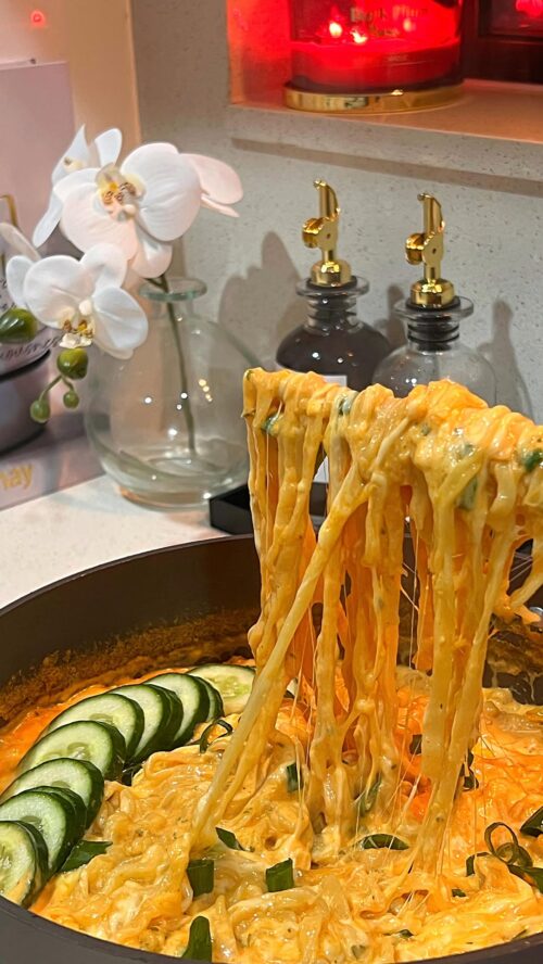 Carbonara buldak ramen cheesy