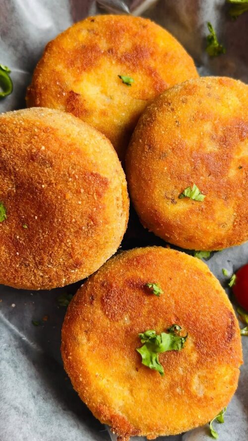 Cheesy pizza cutlets