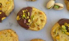 Pistachio Shortbread Cookies