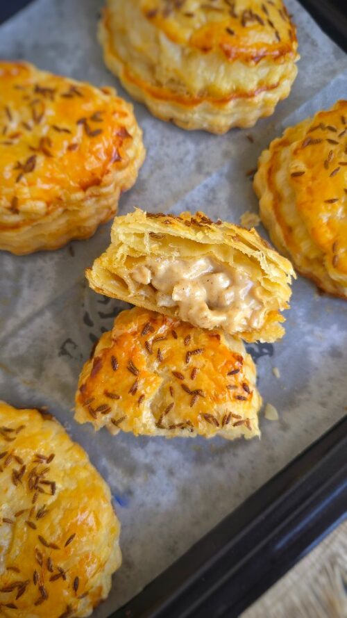 Chicken mayo pies
