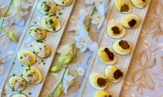 Parmesan And Truffle Deviled Eggs