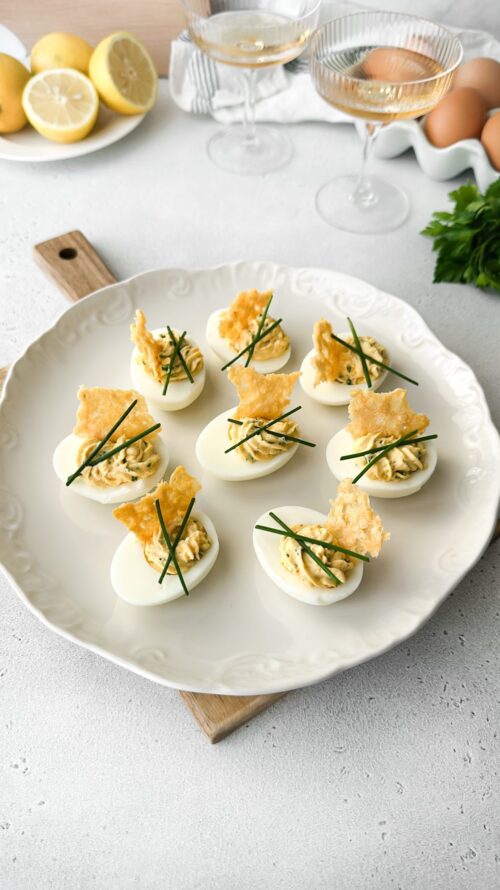 Classic deviled eggs twist