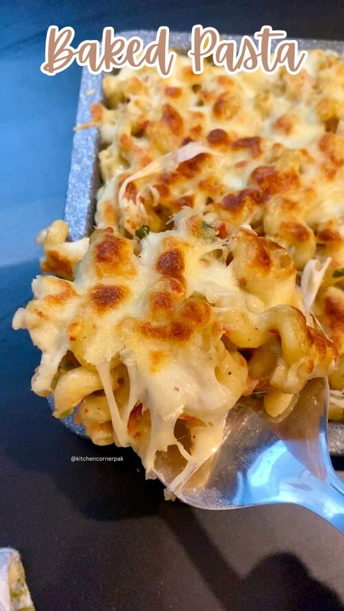 Baked pasta cheesy comfort