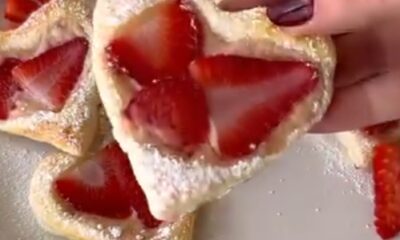 Strawberry And Cream Pastries