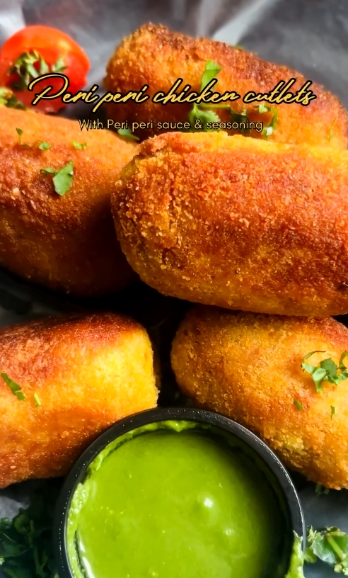 Peri Peri Chicken Cutlets