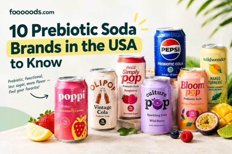 10 Prebiotic and Functional Soda Brands in the USA to Know